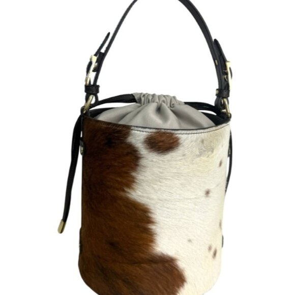 Mariabella Sport Handbags - Exquisite Italian Cow Skin Bucket Bag – Handcrafted in Florence, Italy